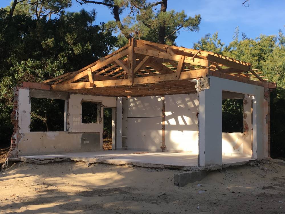 démolition petite maison