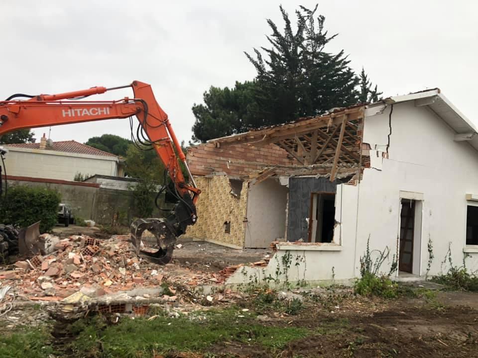 démolition maisonette