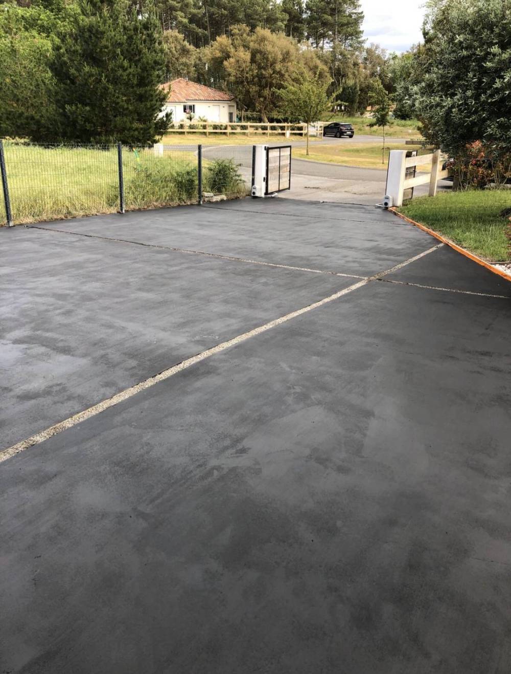 allée de béton