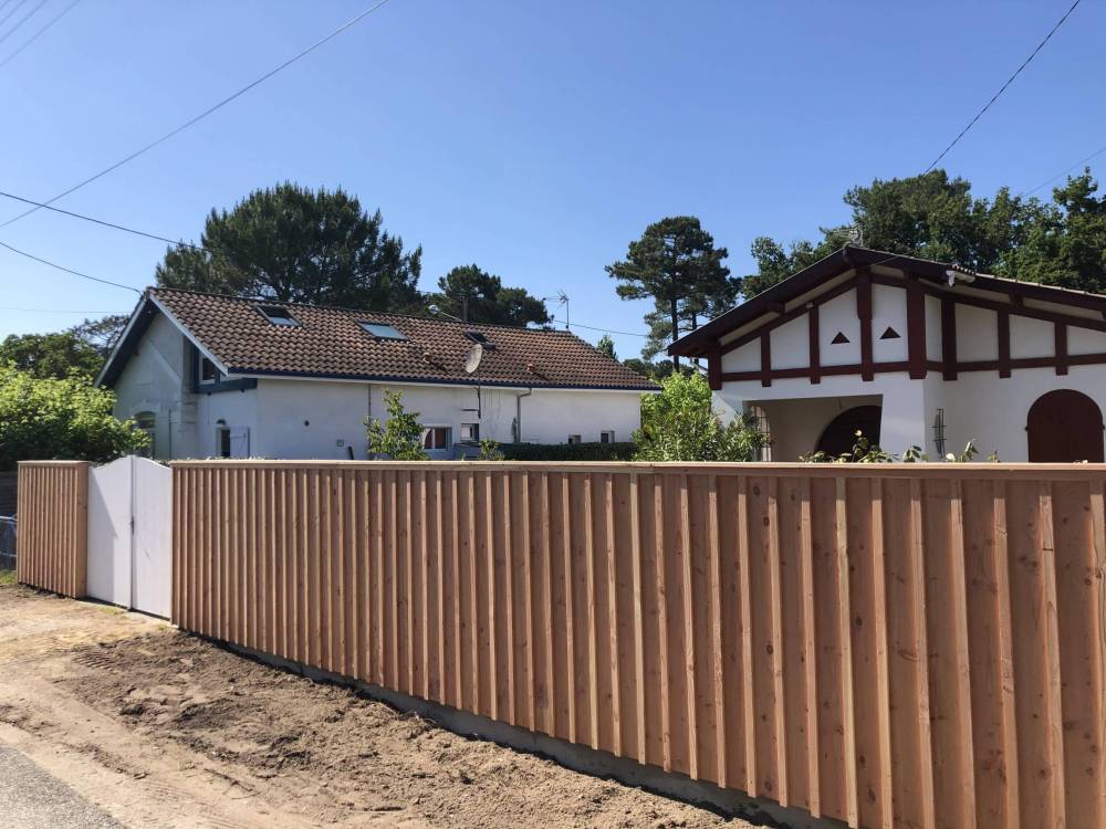 cloture en bois