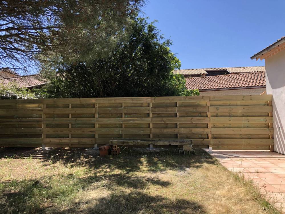 palissade en bois